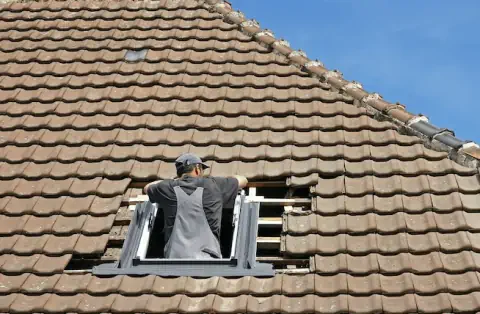 Pose de velux - Champeaux